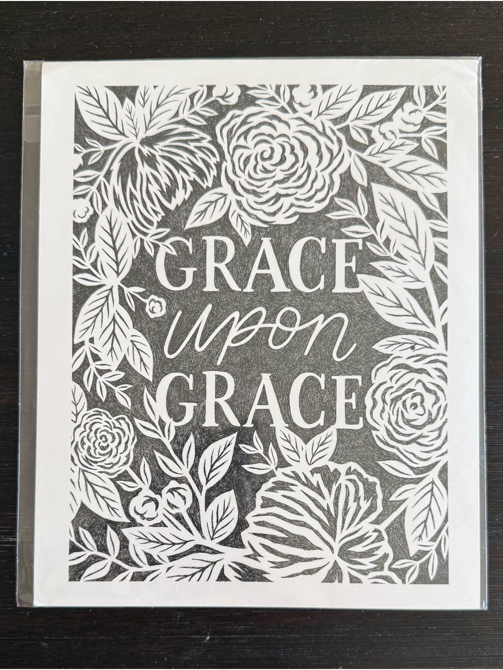 NWT John 1:16 Grace Upon Grace Print